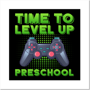 Time to level up pre-school Posters and Art